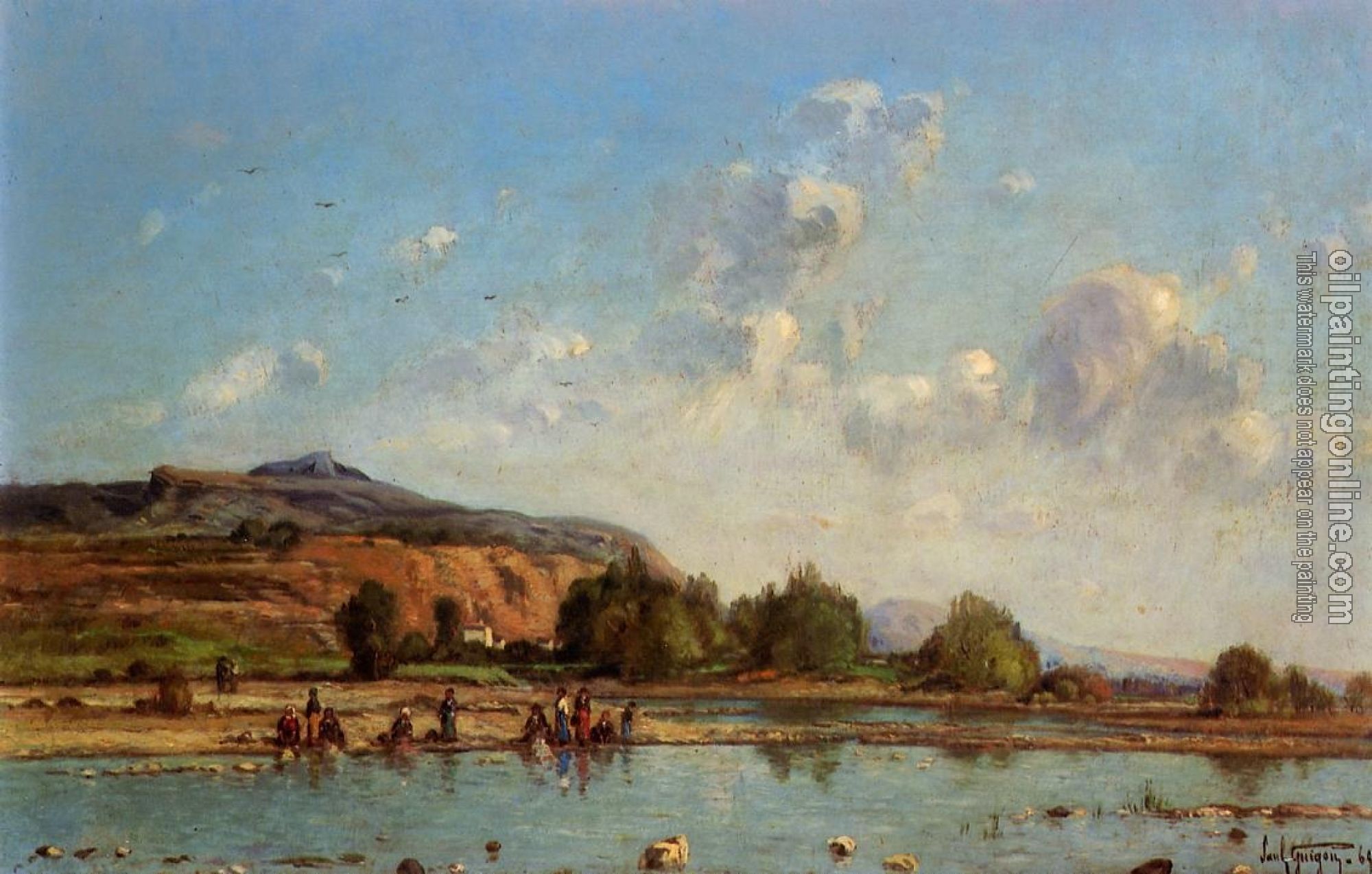 Guigou, Paul-Camille - View of Luberon